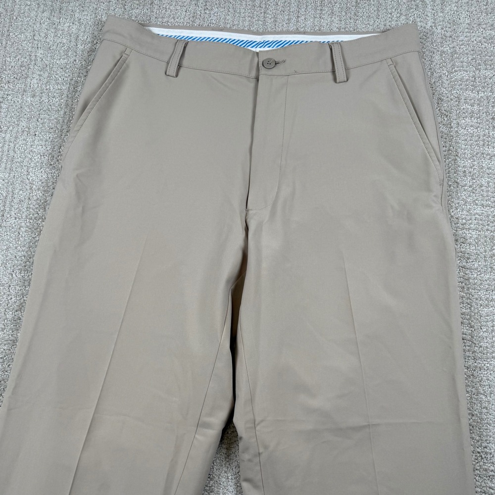 FootJoy Mens 32x30 Beige Performance Stretch Straight Leg Golf Pants
